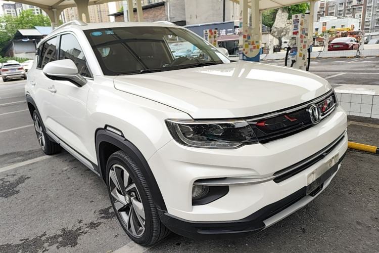 Used CHANGAN CS35PLUS 2019 1.4T DCT Smart Connect Blue Whale Edition Front Right 45 Deg