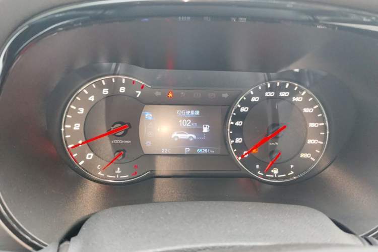 Used CHANGAN CS35PLUS 2019 1.4T DCT CoolLink Blue Whale Edition Instrument Cluster