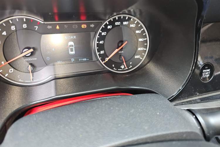 Used CHANGAN CS35PLUS 2019 1.4T DCT Chuanlian Blue Whale Edition Odometer Close Up