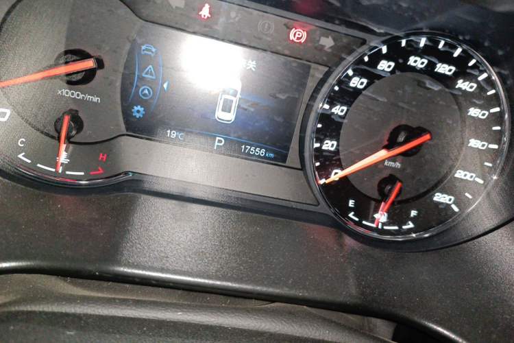 Used CHANGAN CS35PLUS 2019 1.6L Automatic Changlian Edition Odometer Close Up