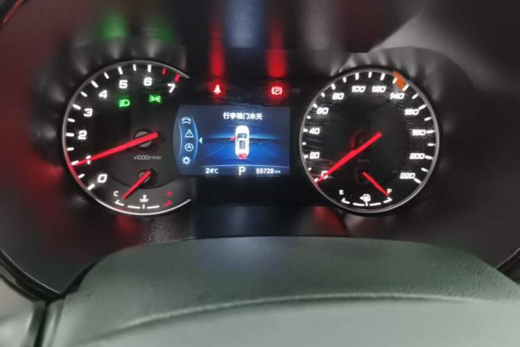 Used CHANGAN CS35PLUS 2019 1.4T DCT Chuanlian Blue Whale Edition Odometer Close Up