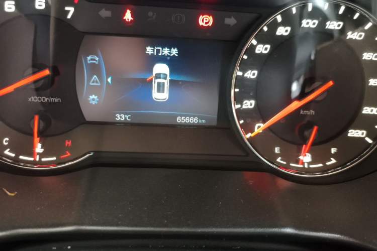 Used CHANGAN CS35PLUS 2019 1.6L Manual E-Link Upgrade Edition Odometer Close Up