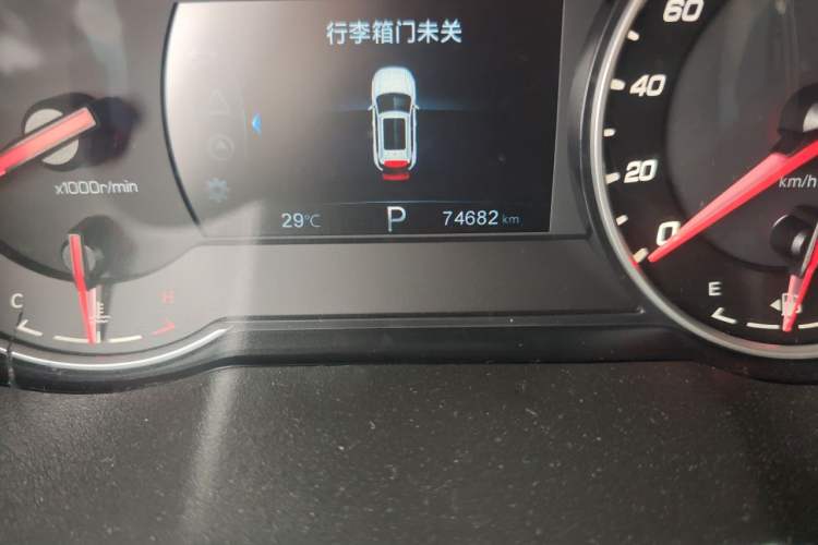 Used CHANGAN CS35PLUS 2019 1.4T DCT CoolLink Blue Whale Edition Odometer Close Up