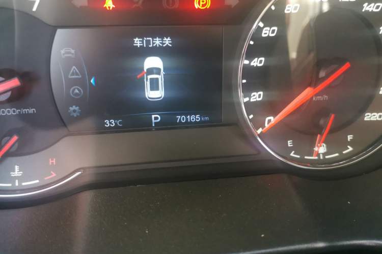 Used CHANGAN CS35PLUS 2019 1.6L Automatic New Edition Odometer Close Up
