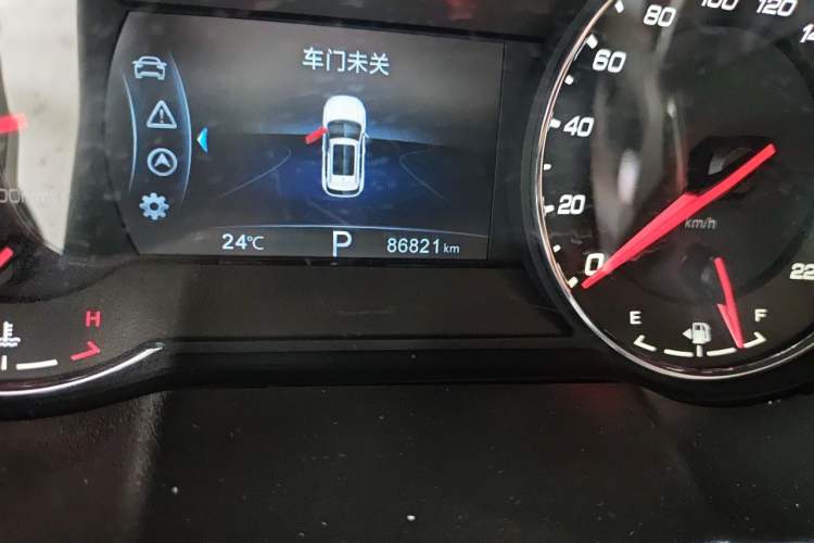 Used CHANGAN CS35PLUS 2019 1.6L Automatic Changlian Edition Odometer Close Up