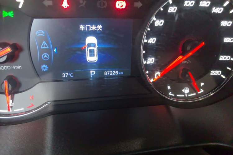 Used CHANGAN CS35PLUS 2019 1.6L Automatic Changlian Edition Odometer Close Up