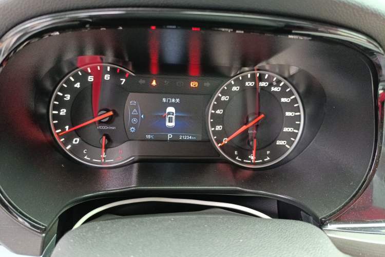 Used CHANGAN CS35PLUS 2019 1.4T DCT Chuanlian Blue Whale Edition Odometer Close Up