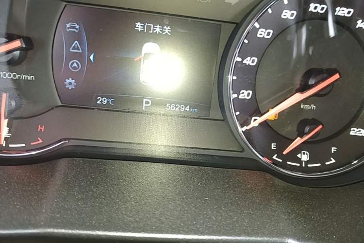 Used CHANGAN CS35PLUS 2019 1.6L Automatic Changlian Edition Odometer Close Up