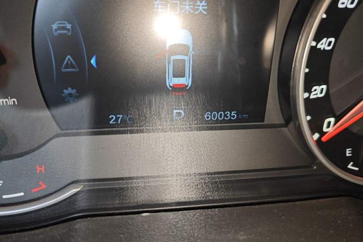 Used CHANGAN CS35PLUS 2019 1.6L Automatic Yue Lian Upgrade Edition Odometer Close Up