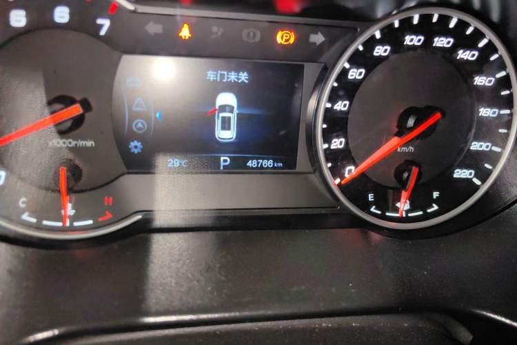Used CHANGAN CS35PLUS 2019 1.4T DCT Chuanlian Blue Whale Edition Odometer Close Up