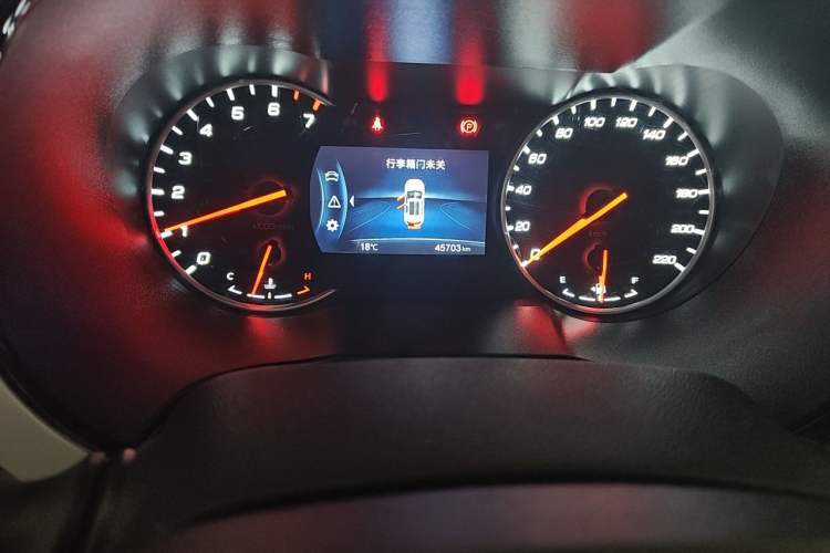 Used CHANGAN CS35PLUS 2019 1.6L Manual E-Link Upgrade Edition Odometer Close Up