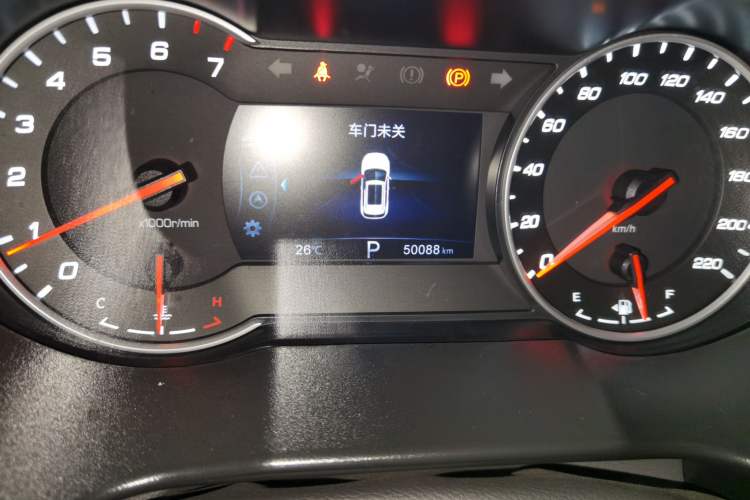 Used CHANGAN CS35PLUS 2019 1.4T DCT CoolLink Blue Whale Edition Odometer Close Up