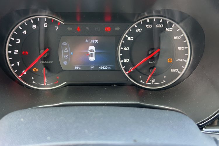 Used CHANGAN CS35PLUS 2019 1.4T DCT Chuanlian Blue Whale Edition Odometer Close Up