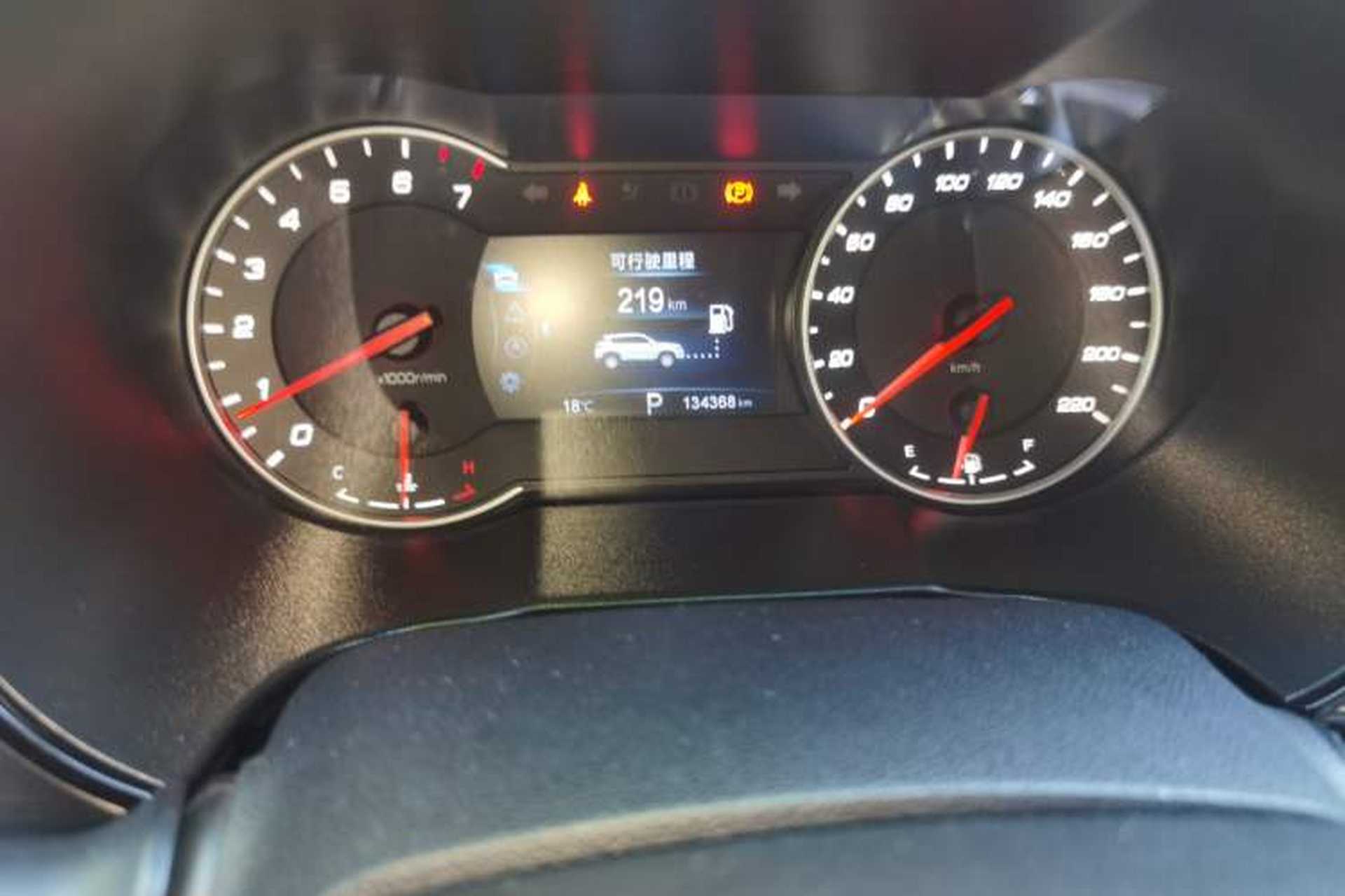 Used CHANGAN CS35PLUS 2019 1.4T DCT Chuanlian Blue Whale Edition Odometer Close Up