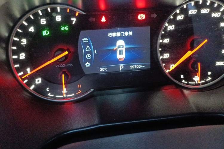 Used CHANGAN CS35PLUS 2019 1.6L Automatic Changlian Edition Odometer Close Up
