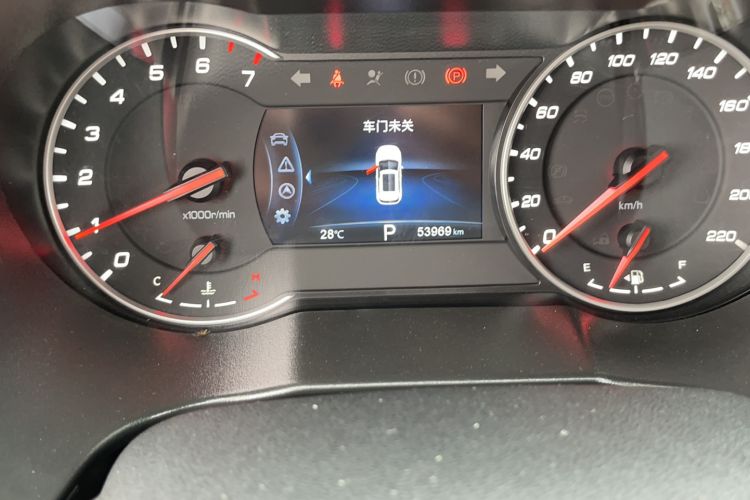 Used CHANGAN CS35PLUS 2019 1.4T DCT Chuanlian Blue Whale Edition Odometer Close Up