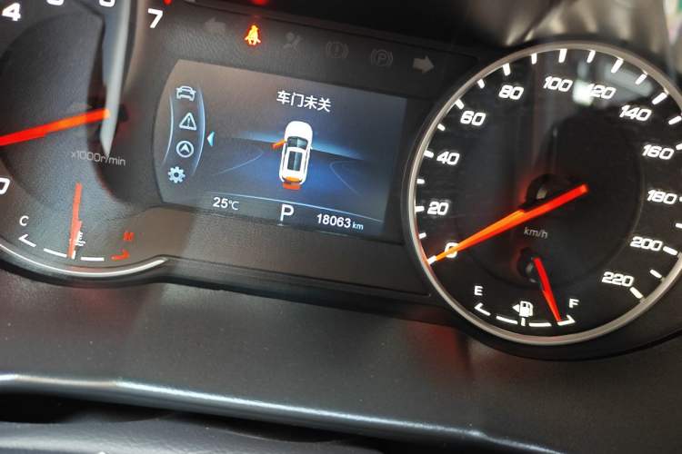 Used CHANGAN CS35PLUS 2019 1.4T DCT Chuanlian Blue Whale Edition Odometer Close Up