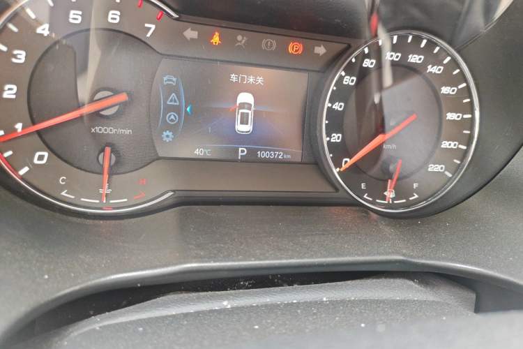 Used CHANGAN CS35PLUS 2019 1.6L Automatic Changlian Edition Odometer Close Up