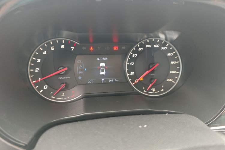 Used CHANGAN CS35PLUS 2019 1.4T DCT Chuanlian Blue Whale Edition Odometer Close Up