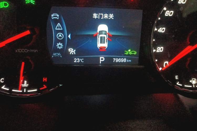 Used CHANGAN CS35PLUS 2019 1.6L Automatic CoolLink Edition Odometer Close Up