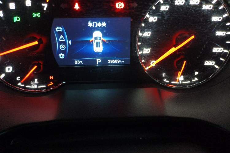 Used CHANGAN CS35PLUS 2019 1.4T DCT Chuanlian Blue Whale Edition Odometer Close Up