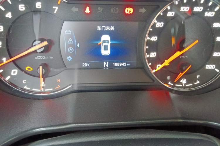 Used CHANGAN CS35PLUS 2019 1.6L Automatic Changlian Edition Odometer Close Up
