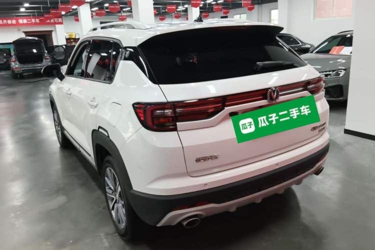 Used CHANGAN CS35PLUS 2019 1.4T DCT Chuanlian Blue Whale Edition Rear Left 45 Deg
