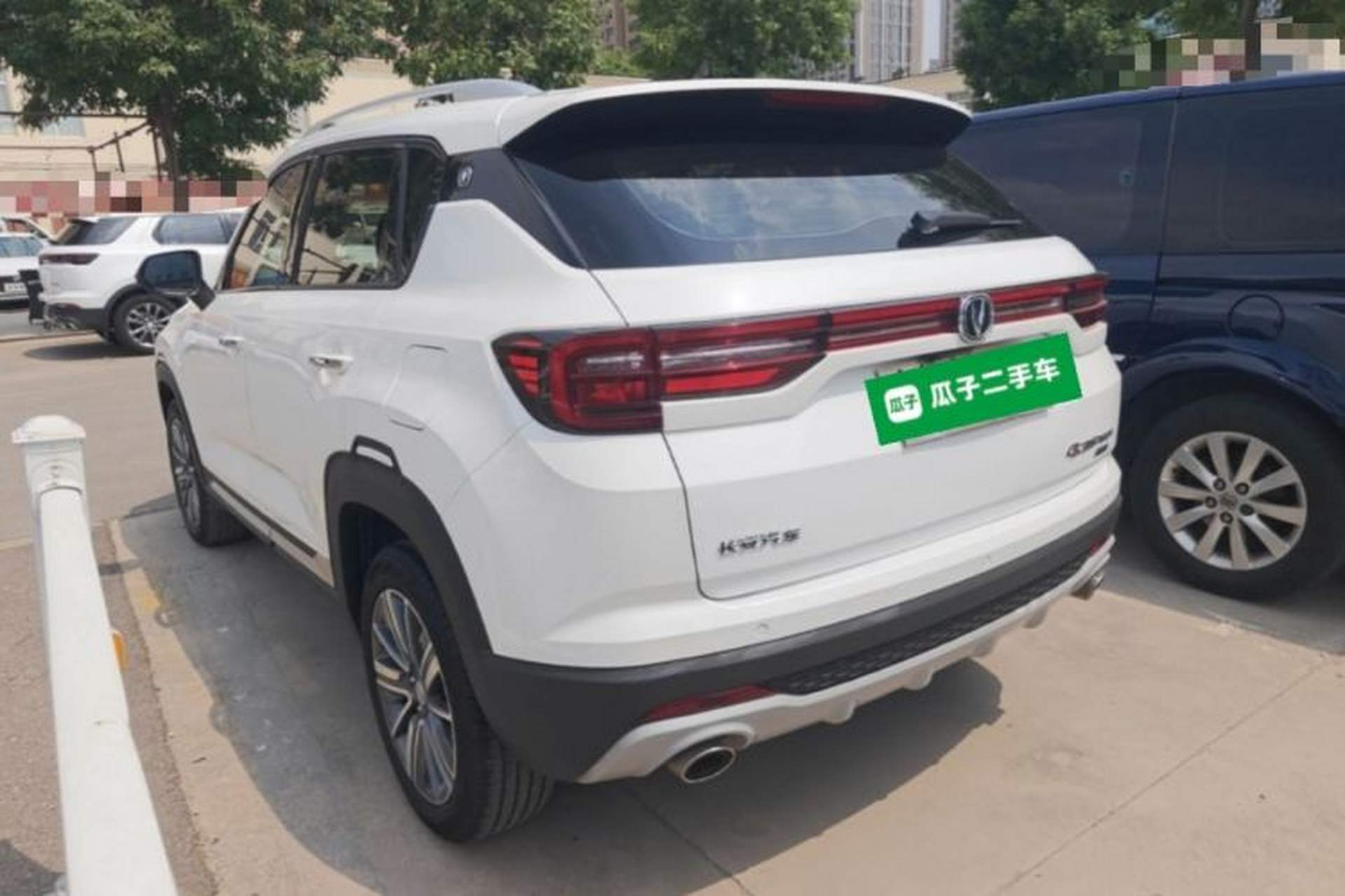 Used CHANGAN CS35PLUS 2019 1.4T DCT Chuanlian Blue Whale Edition Rear Left 45 Deg