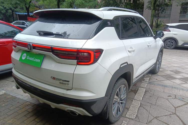 Used CHANGAN CS35PLUS 2019 1.4T DCT New Sharp Blue Whale Edition Rear Right 45 Deg
