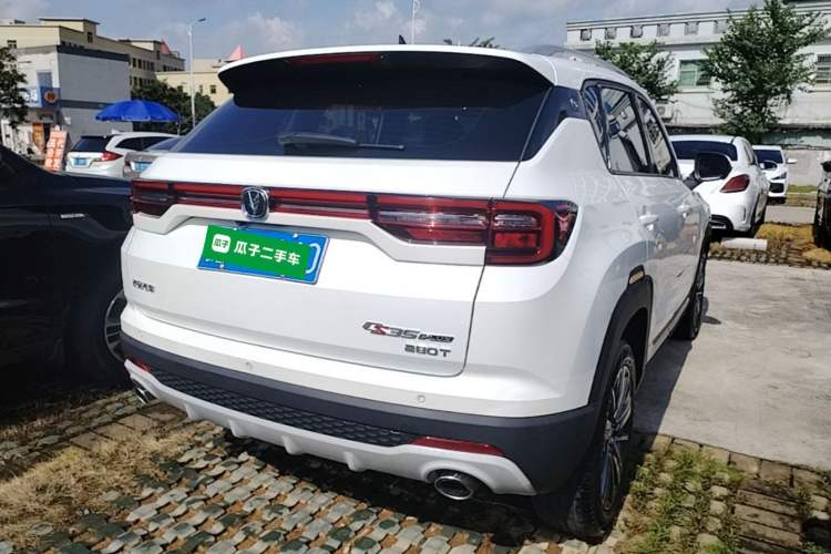 Used CHANGAN CS35PLUS 2019 1.4T DCT Chuanlian Blue Whale Edition Rear Right 45 Deg