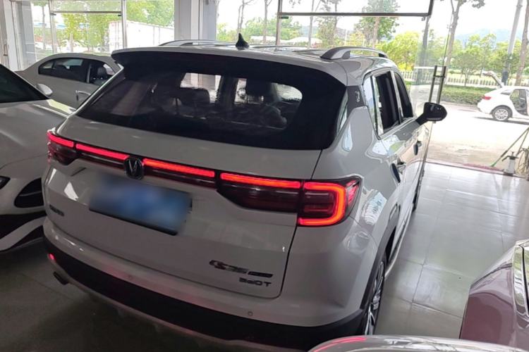 Used CHANGAN CS35PLUS 2019 1.4T DCT Chuanlian Blue Whale Edition Rear Right 45 Deg