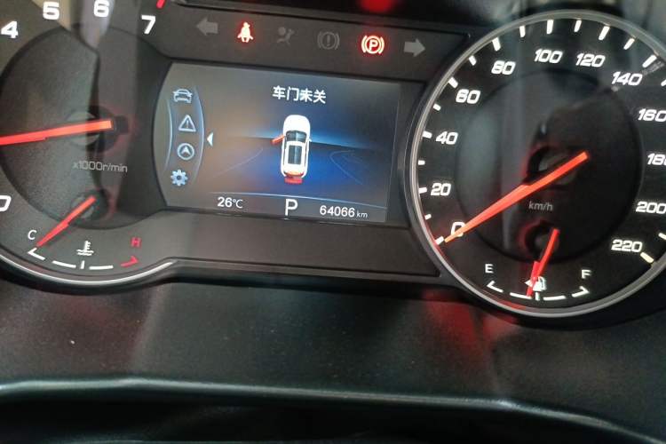 Used CHANGAN CS35PLUS 2020 1.4T DCT Yue Lian Blue Whale Edition Odometer Close Up