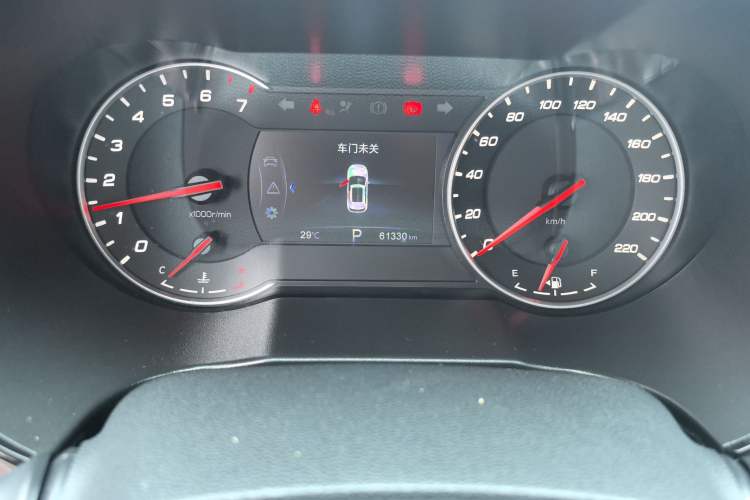 Used CHANGAN CS35PLUS 2020 1.4T DCT Yue Lian Blue Whale Edition Odometer Close Up