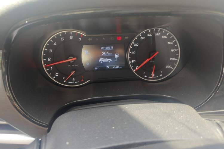 Used CHANGAN CS35PLUS 2020 1.4T DCT Yue Lian Blue Whale Edition Odometer Close Up