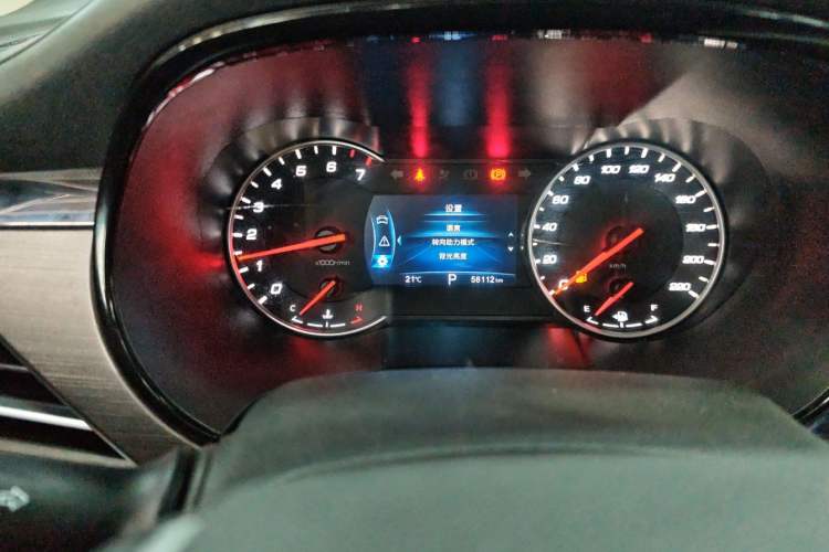 Used CHANGAN CS35PLUS 2020 1.4T DCT Yue Lian Blue Whale Edition Odometer Close Up