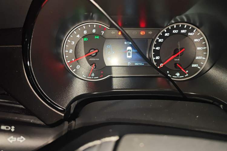 Used CHANGAN CS35PLUS 2020 1.4T DCT Yue Lian Blue Whale Edition Odometer Close Up