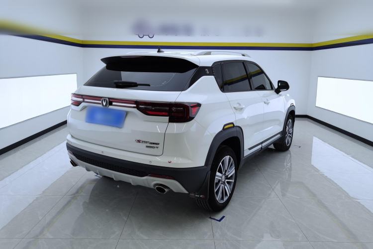 Used CHANGAN CS35PLUS 2020 1.4T DCT Yue Lian Blue Whale Edition Rear Right 45 Deg