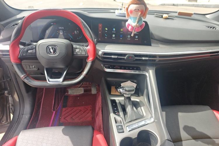 Used CHANGAN CS35PLUS 2021 Revised Version Blue Whale NE 1.4T DCT Prestige Edition Center Console