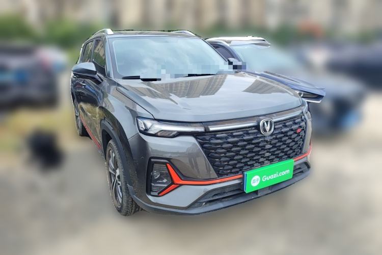 Used CHANGAN CS35PLUS 2021 Revised Version Blue Whale NE 1.4T DCT Luxury Edition Front Right 45 Deg