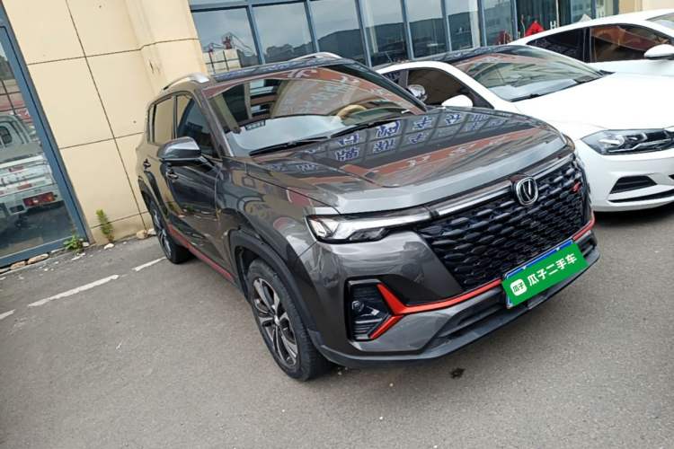 Used CHANGAN CS35PLUS 2021 Revised Version Blue Whale NE 1.4T DCT Luxury Edition Front Right 45 Deg