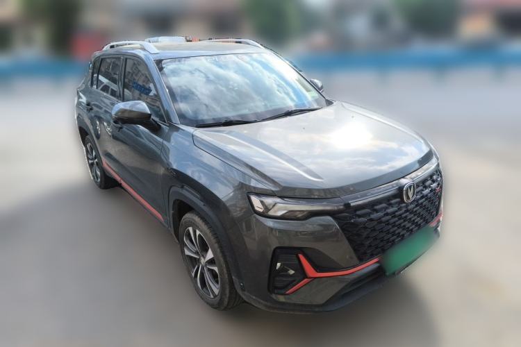 Used CHANGAN CS35PLUS 2021 Revised Version Blue Whale NE 1.4T DCT Luxury Edition Front Right 45 Deg