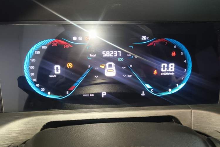 Used CHANGAN CS35PLUS 2021 Revised Version Blue Whale NE 1.4T DCT Luxury Edition Instrument Cluster