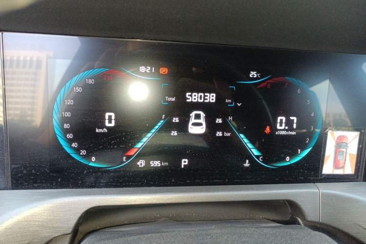 Used CHANGAN CS35PLUS 2021 Blue Whale NE 1.4T DCT Luxury Model Instrument Cluster
