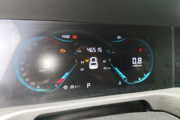 Used CHANGAN CS35PLUS 2021 Blue Whale NE 1.4T DCT Luxury Model Instrument Cluster