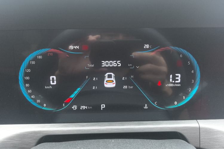 Used CHANGAN CS35PLUS 2021 Blue Whale NE 1.4T DCT Luxury Model Instrument Cluster