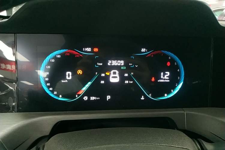 Used CHANGAN CS35PLUS 2021 Revised Version Blue Whale NE 1.4T DCT Luxury Edition Instrument Cluster
