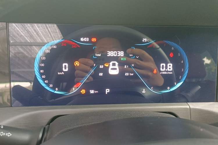 Used CHANGAN CS35PLUS 2021 Revised Version Blue Whale NE 1.4T DCT Luxury Edition Instrument Cluster