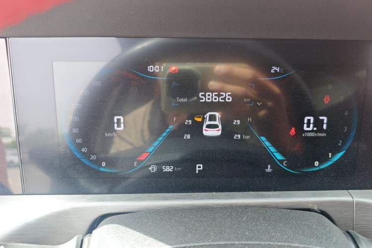 Used CHANGAN CS35PLUS 2021 Revised Version Blue Whale NE 1.4T DCT Prestige Edition Instrument Cluster
