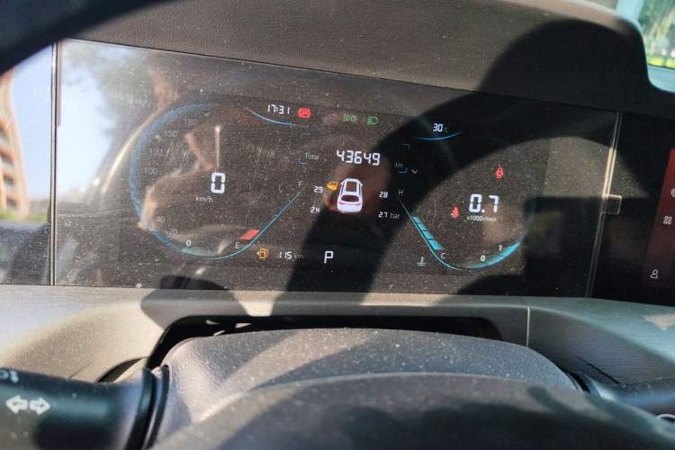 Used CHANGAN CS35PLUS 2021 Blue Whale NE 1.4T DCT Luxury Model Instrument Cluster
