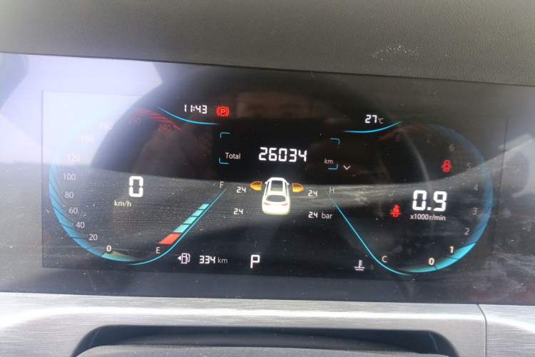 Used CHANGAN CS35PLUS 2021 Blue Whale NE 1.4T DCT Luxury Model Instrument Cluster
